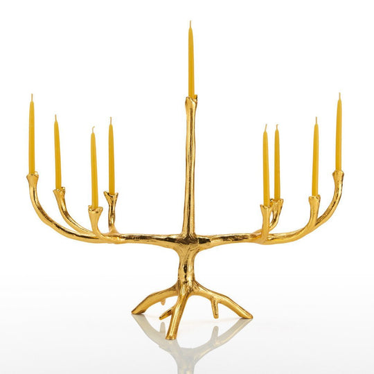 Gold Branches Menorah