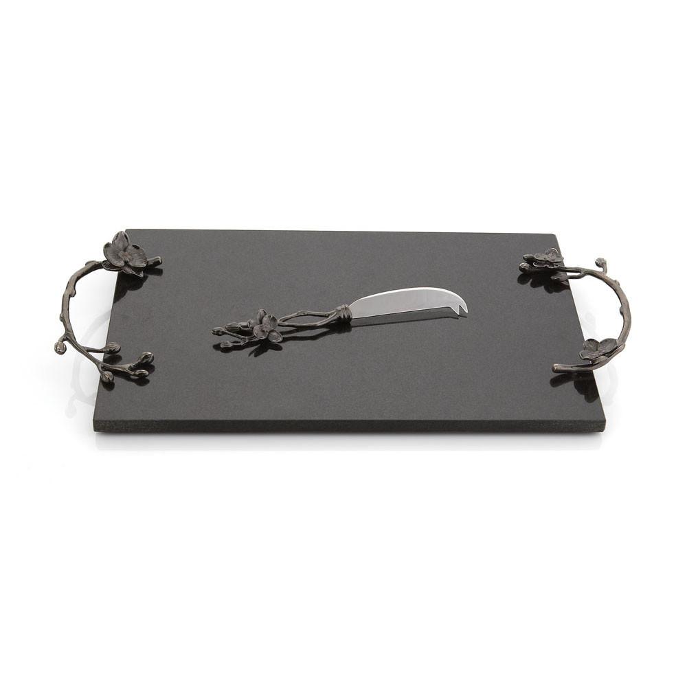 Michael Aram - Black Orchid Cheese Board w/ Knife by Michael Aram - ModernTribe