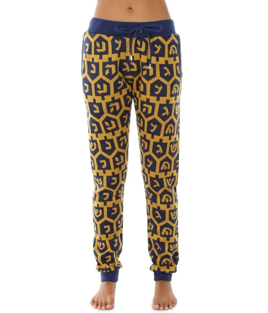 Tipsy Elves - Women's Dreidel Jogger Sweatpants by Tipsy Elves - (Sizes XS - 3XL) - ModernTribe