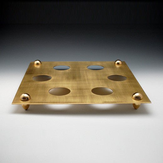 Joy Stember - Brass Seder Plate by Joy Stember - ModernTribe