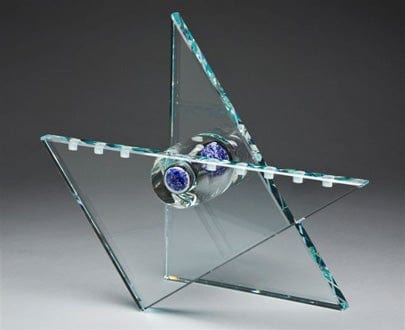 Shardz - Shardz Star of David Menorah - Custom Made with Your Wedding Glass - ModernTribe