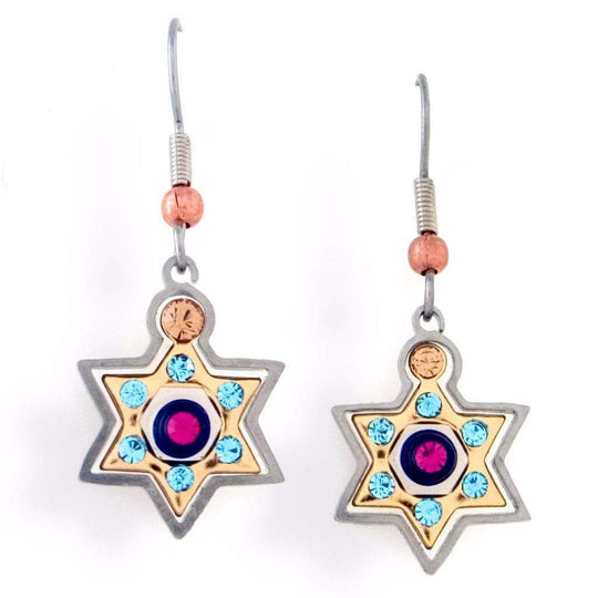 Seeka Star of David Earrings