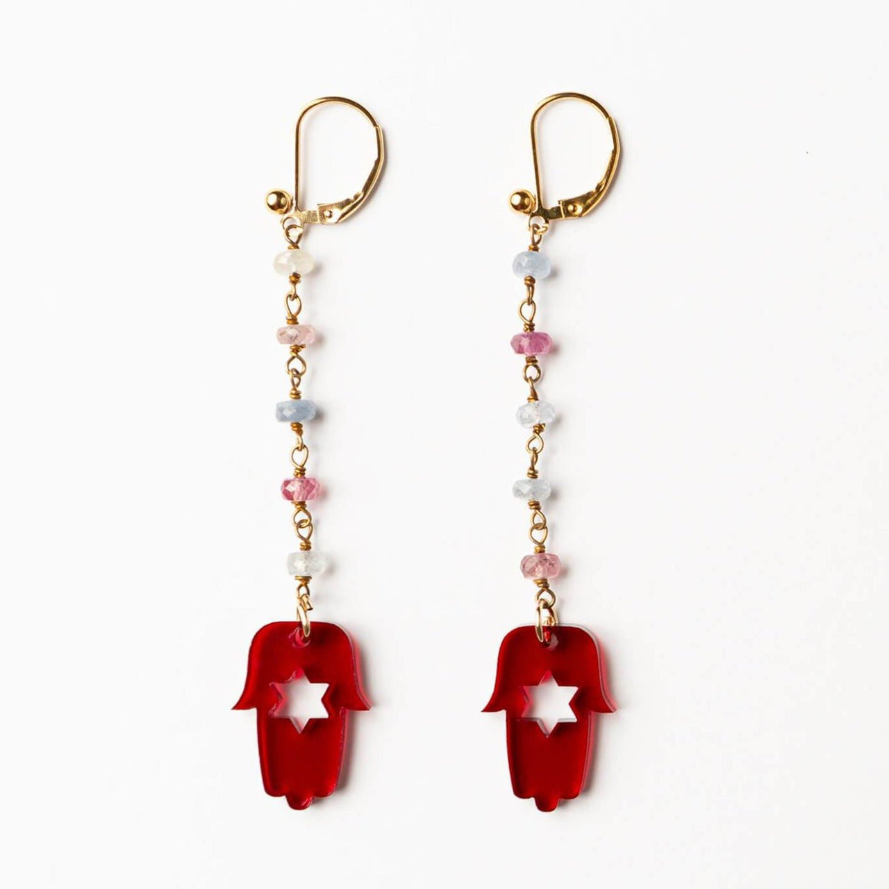 Ariel Tidhar - Dahlia Earrings - Berry - ModernTribe