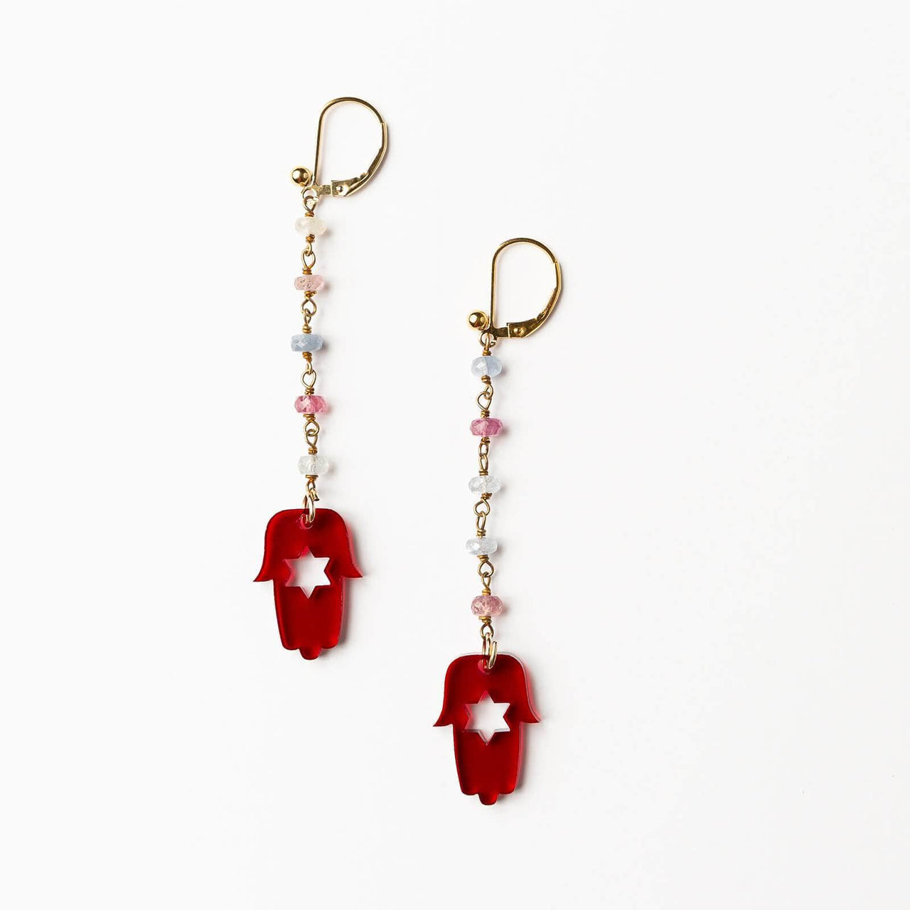 Ariel Tidhar - Dahlia Earrings - Berry - ModernTribe
