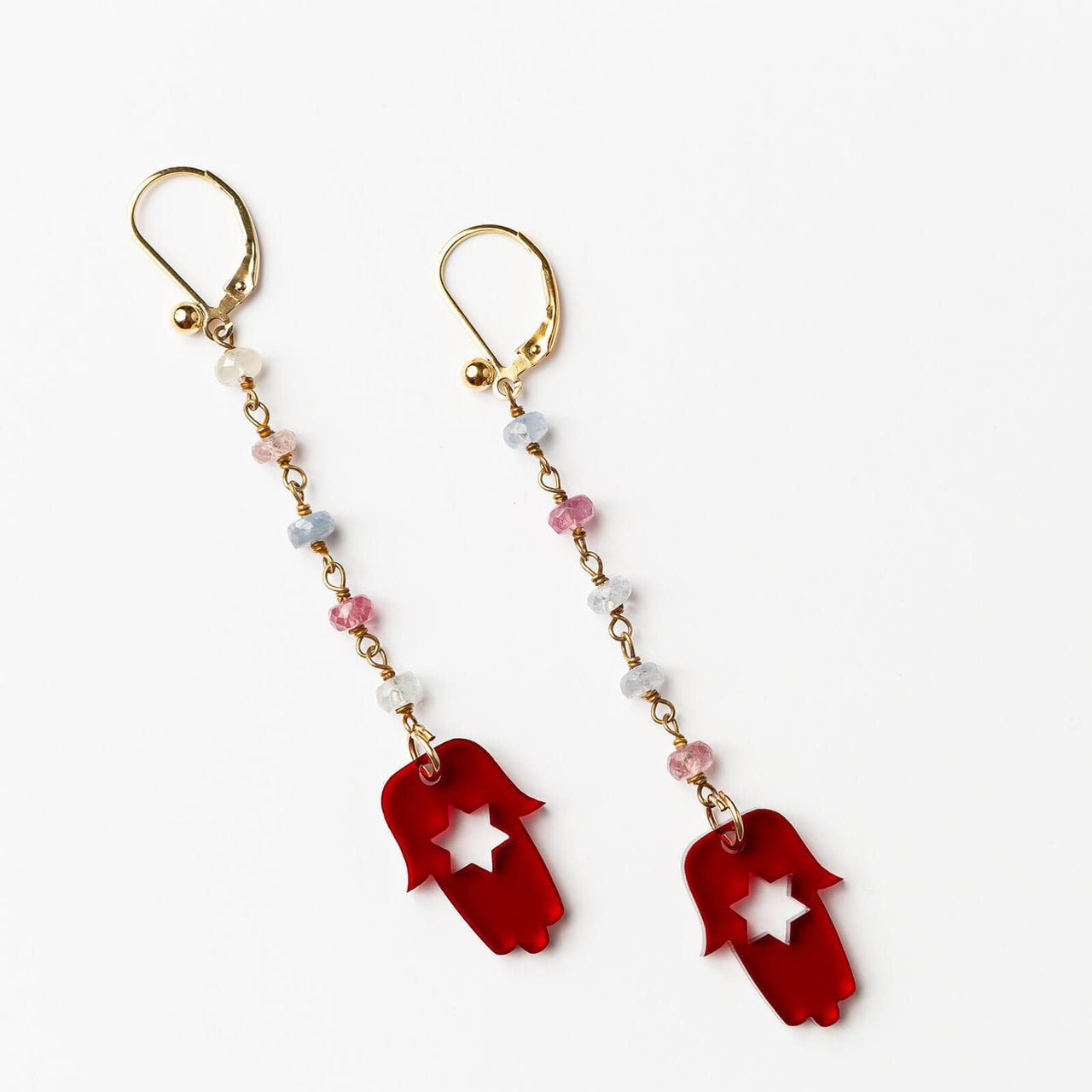 Ariel Tidhar - Dahlia Earrings - Berry - ModernTribe