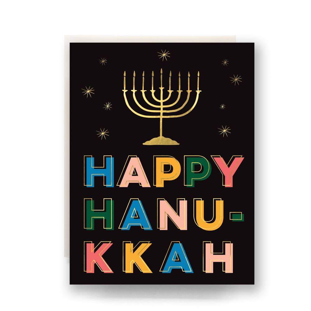 Antiquaria Card Lights Happy Hanukkah Greeting Cards - Box of 6
