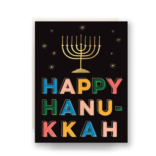 Lights Happy Hanukkah Greeting Cards - Box of 6