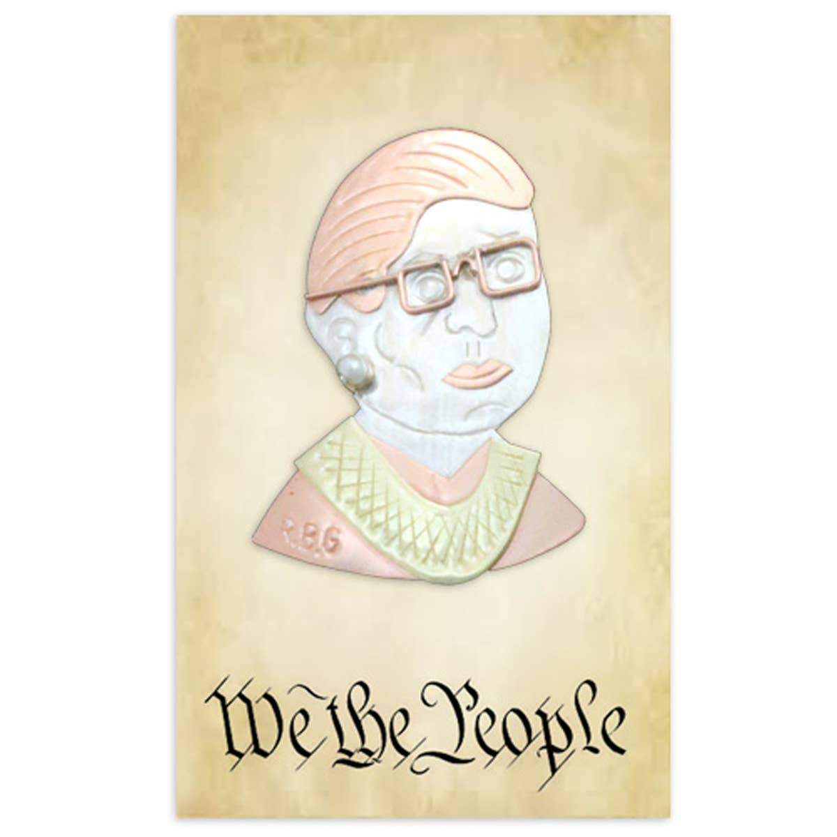 Pilgrim Imports - Ruth Bader Ginsberg Metal Pin - ModernTribe