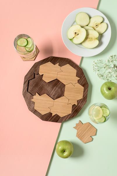 Studio Armadillo - Pomegranate Serving Tray and Coasters - ModernTribe