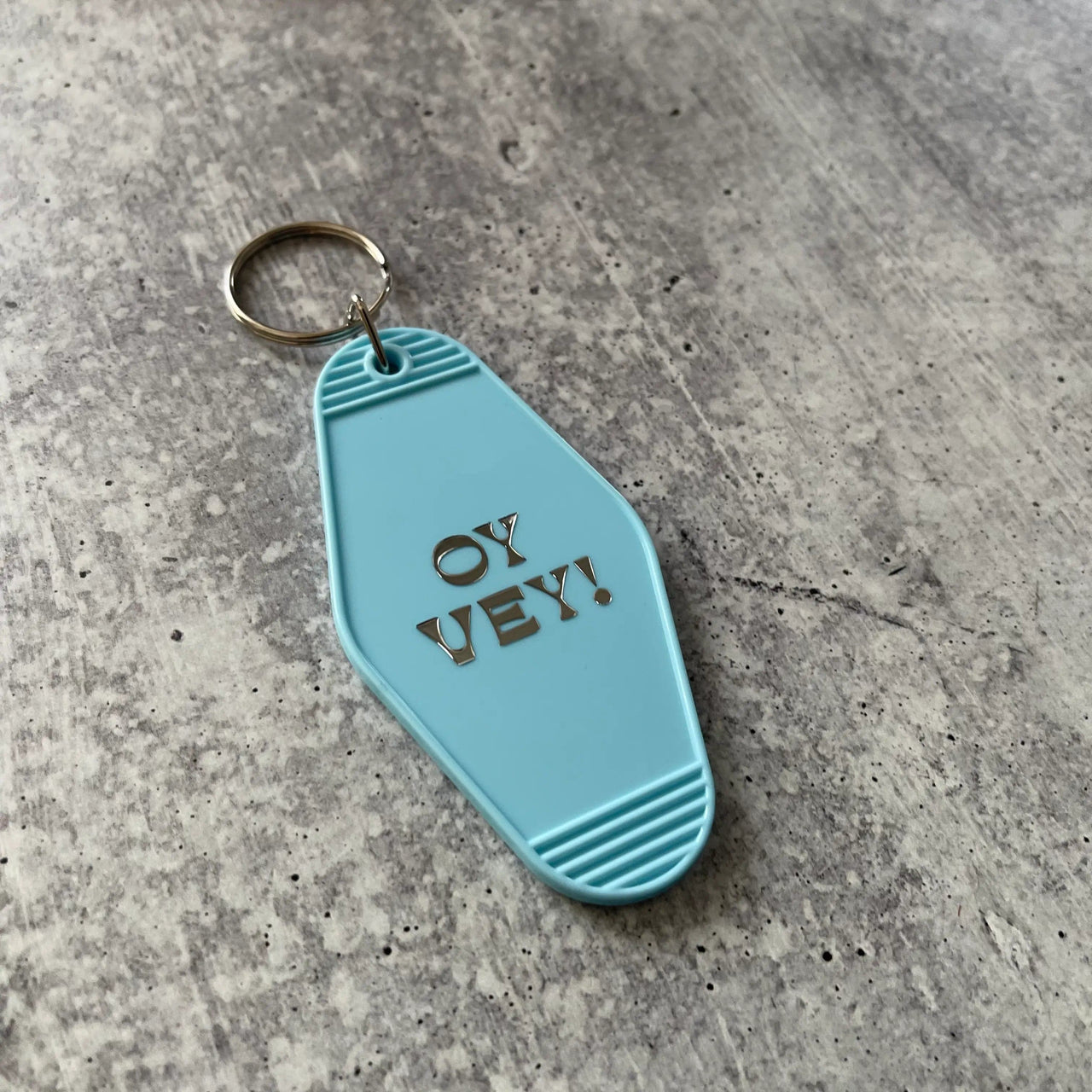 The Silver Spider - Retro Oy Vey Motel Keychain - ModernTribe