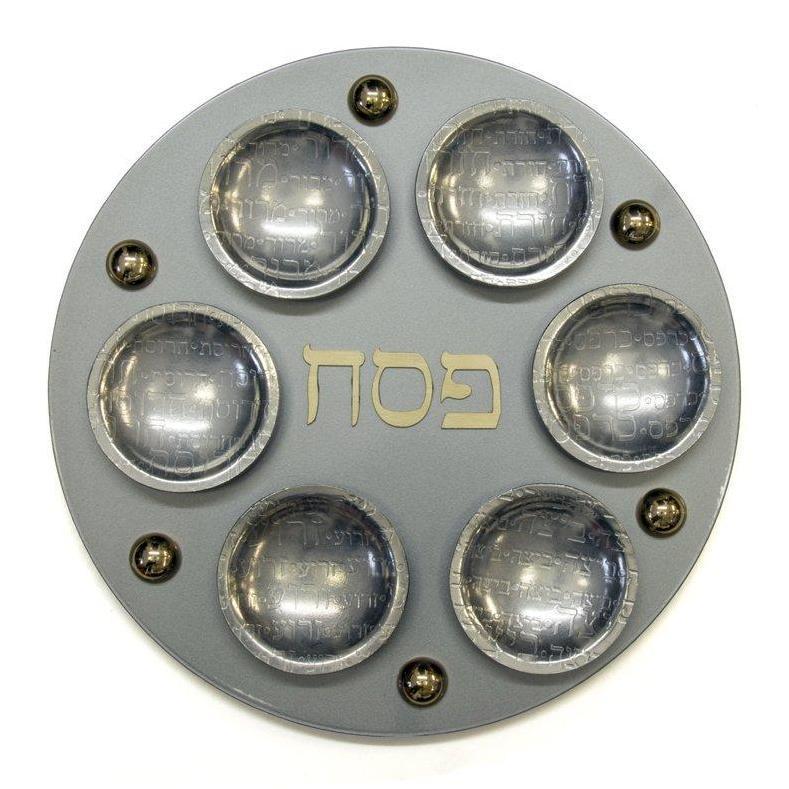 Joy Stember - Round Magnetic Seder Plate by Joy Stember - ModernTribe