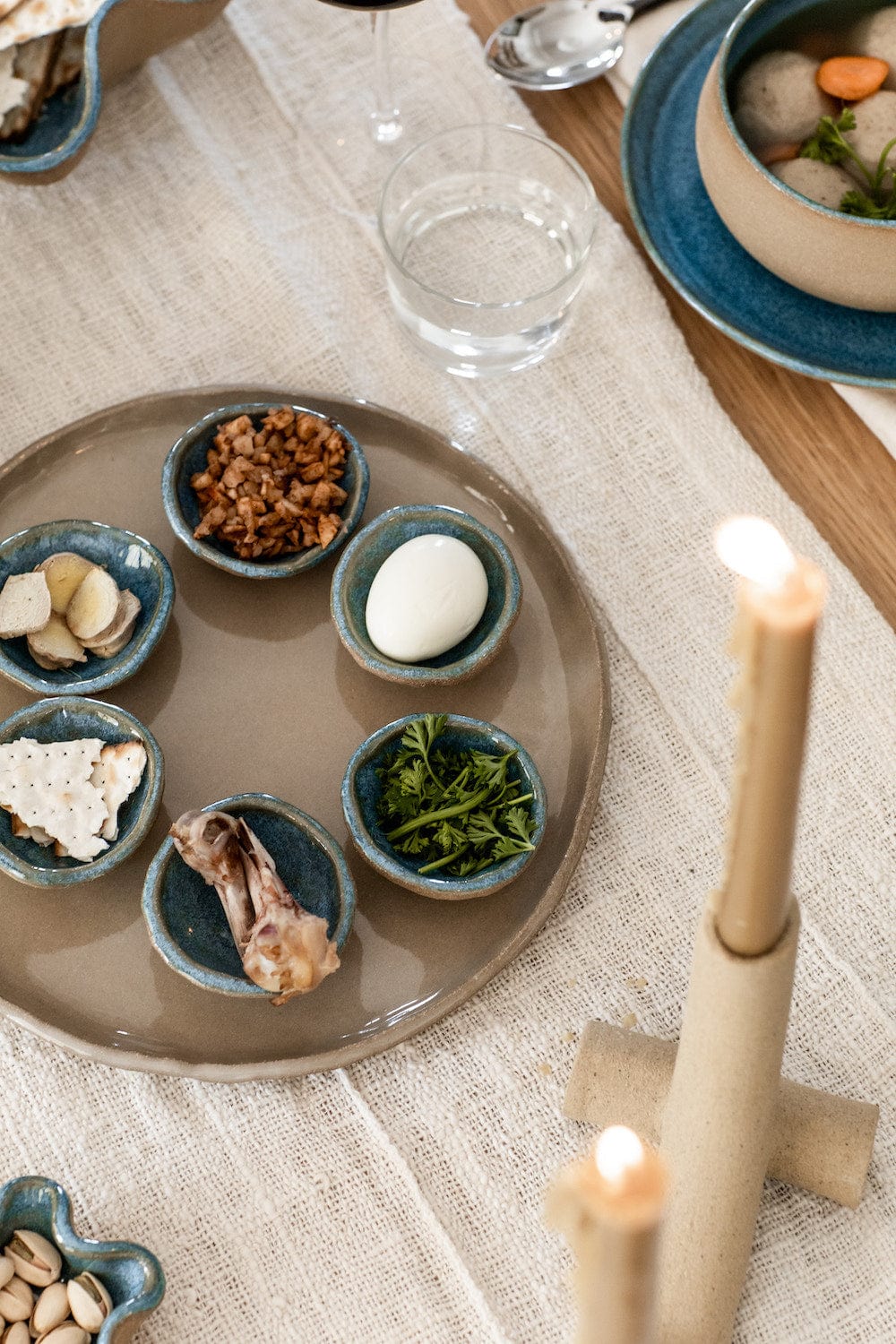 dumæ - Sarah Sedar Plate - Raw Sand Ocean - ModernTribe