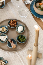 Style Union Home Seder Plates Sarah Sedar Plate - Raw Sand Ocean