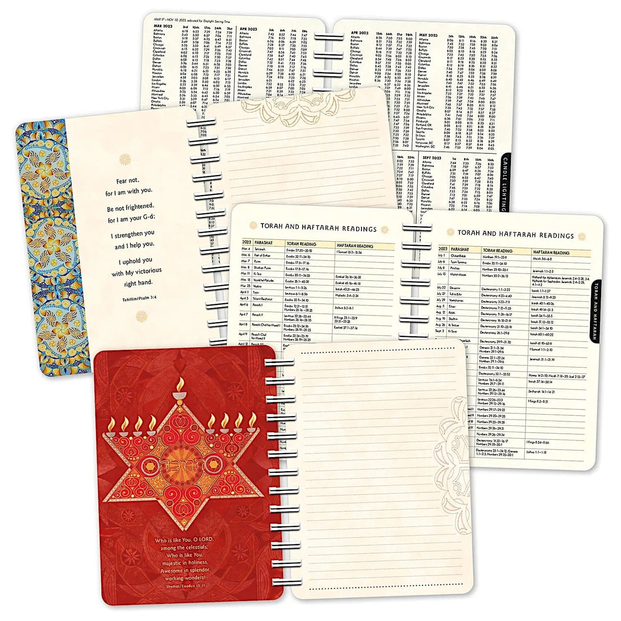 Amber Lotus Publishing - Hebrew Illuminations Jewish 5783/2022 - 2023 Weekly Planner - ModernTribe