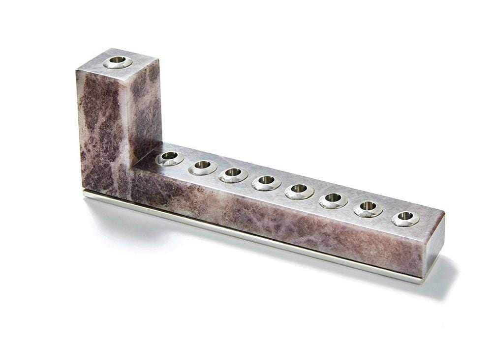 Anna New York - Brillante Alabaster Menorah by Anna New York - ModernTribe