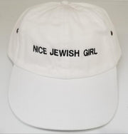 Davida Hats White Nice Jewish Girl Hat - Pink or White