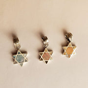 Copa Judaica Necklaces Sterling Silver and Shell Mini Star of David Necklace