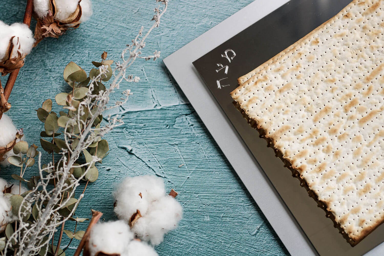 Laura Cowan - Stunning Steel Matzah Plate by Laura Cowan - ModernTribe