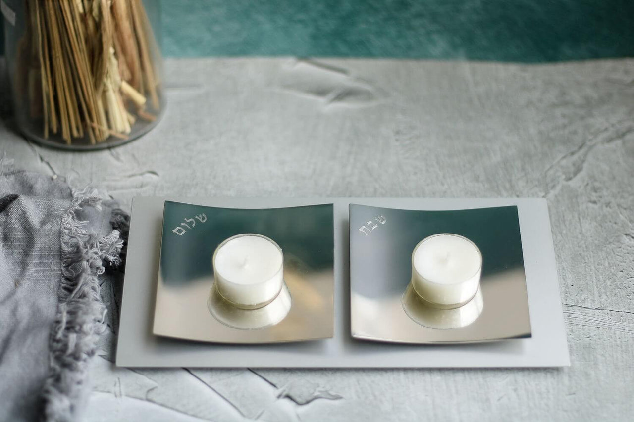 Laura Cowan - Dune Shabbat Candlesticks - ModernTribe