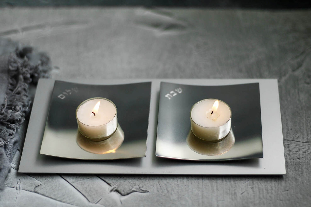 Laura Cowan - Dune Shabbat Candlesticks - ModernTribe