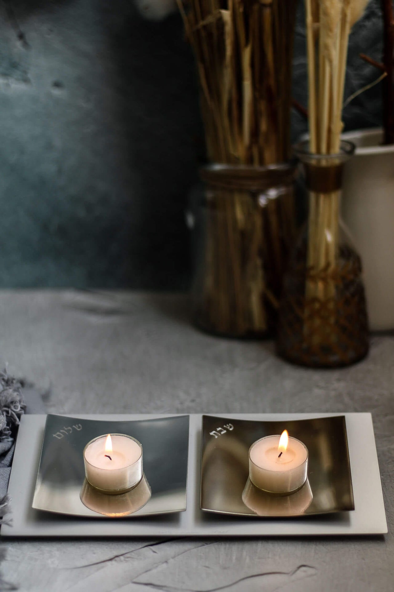 Laura Cowan - Dune Shabbat Candlesticks - ModernTribe