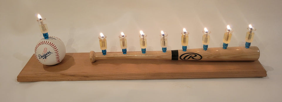 Baseballidays - Pro Baseball Bat Menorah - ModernTribe