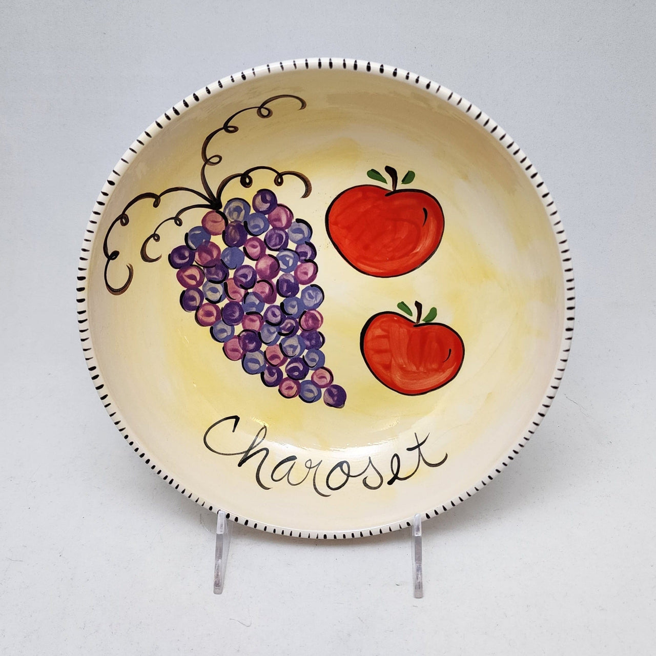 Suzaluna Seder Plates Handmade Charoset Bowel