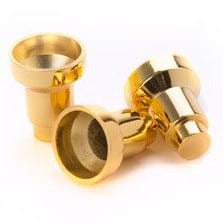 Zion Judaica - Brass Drip Cups for Hanukkah Candles - Set of 9 - ModernTribe