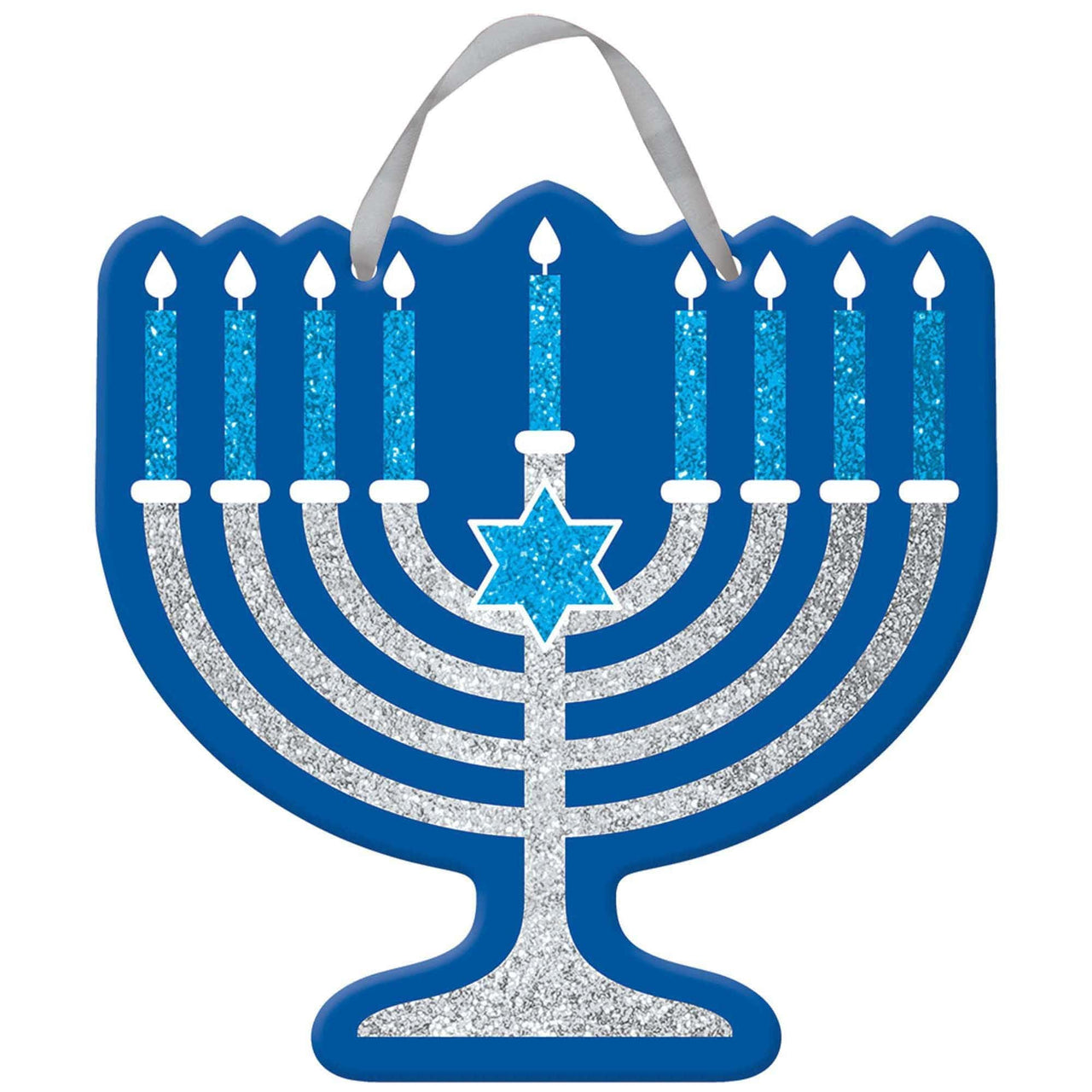 Amscan - Hanukkah Menorah Glitter Sign - ModernTribe