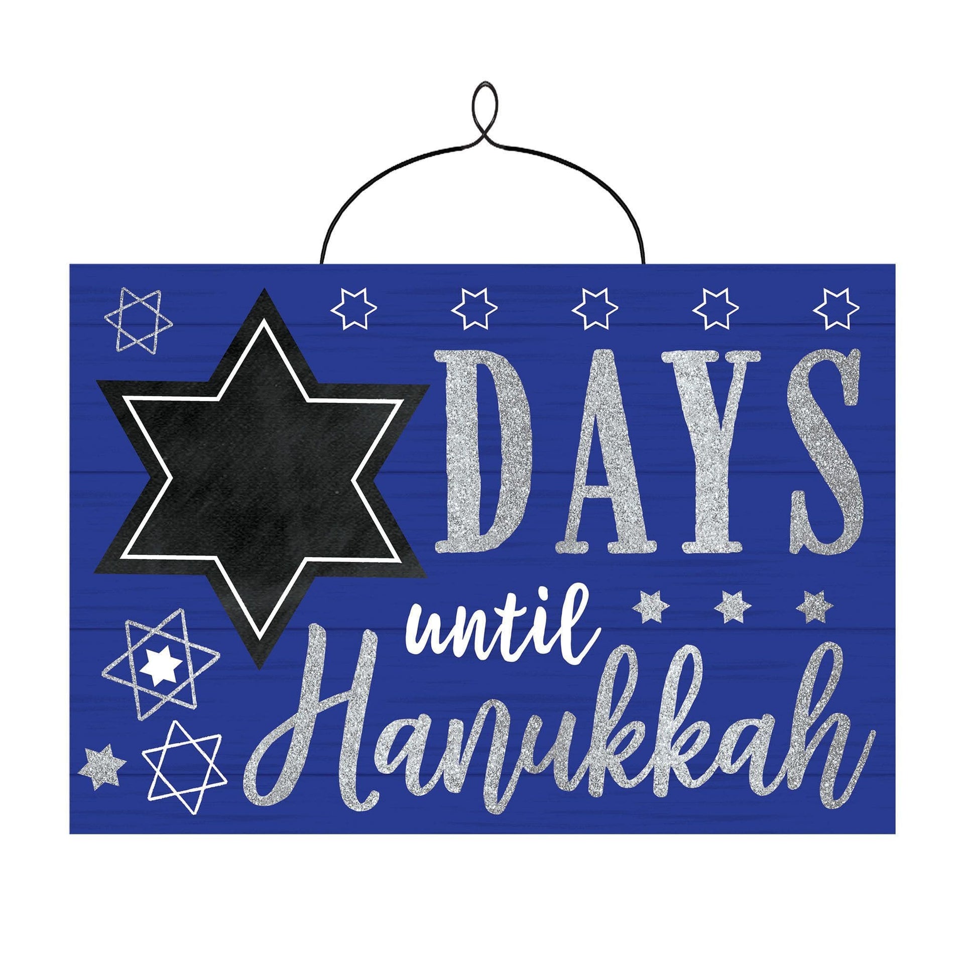Amscan Decorations Countdown to Hanukkah Hanging Sign