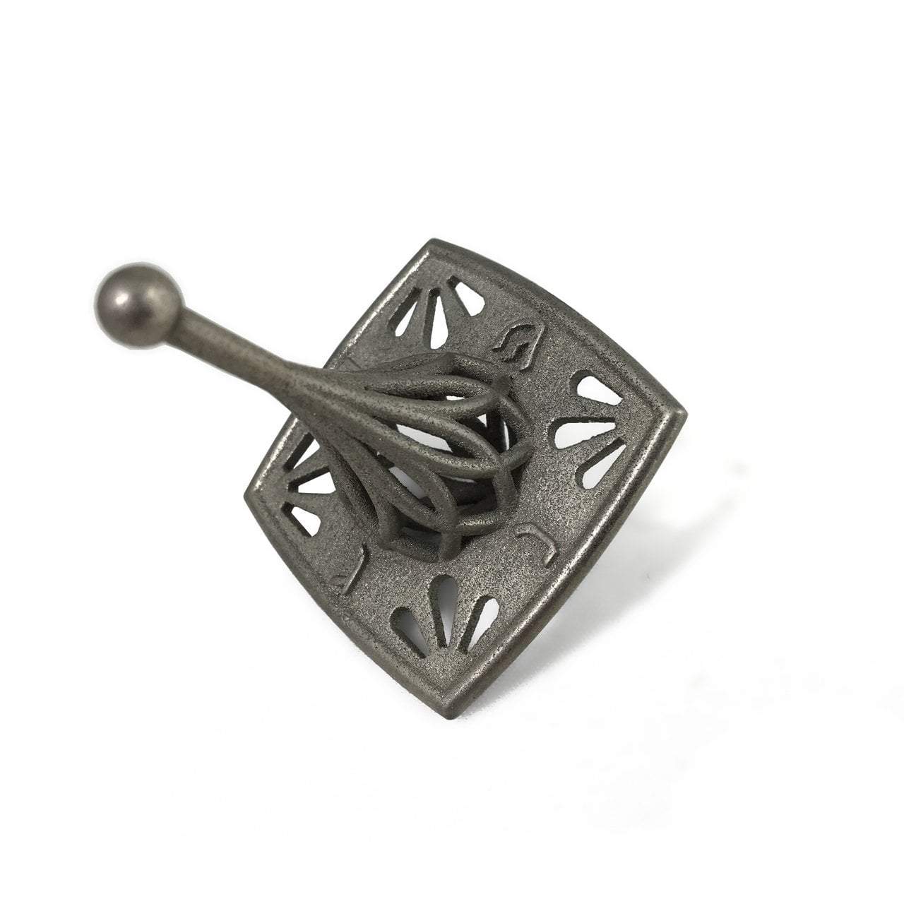 Joy Stember - Bulb 3D Printed Steel Dreidel by Joy Stember - Gold or Nickel - ModernTribe