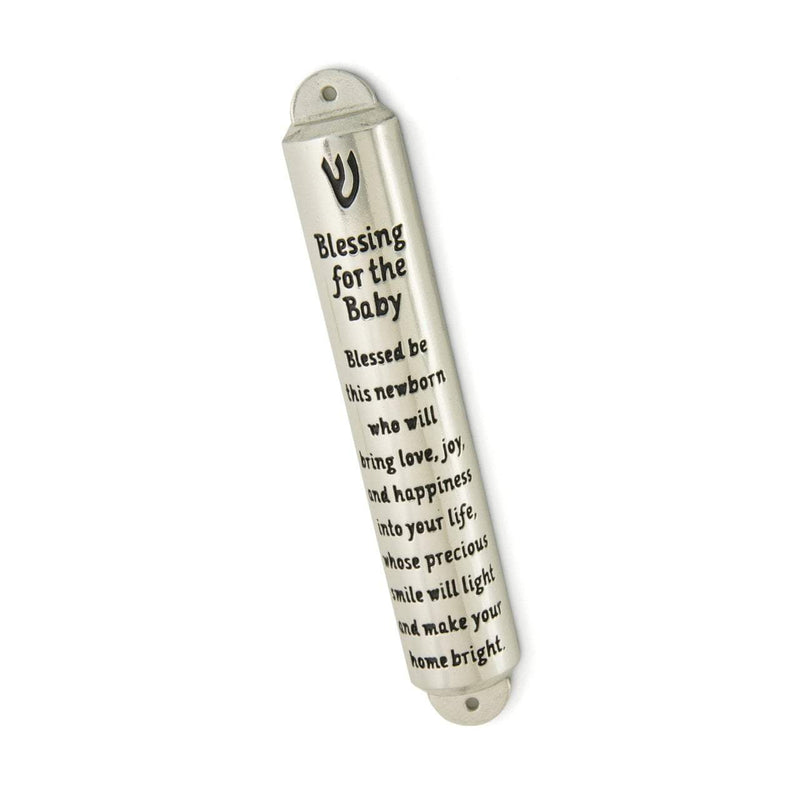 Joy Stember - Baby Blessing Mezuzah by Joy Stember - Black - ModernTribe