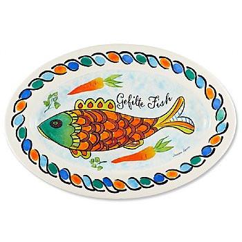 Aviv Judaica - Ceramic Gefilte Fish Platter - ModernTribe
