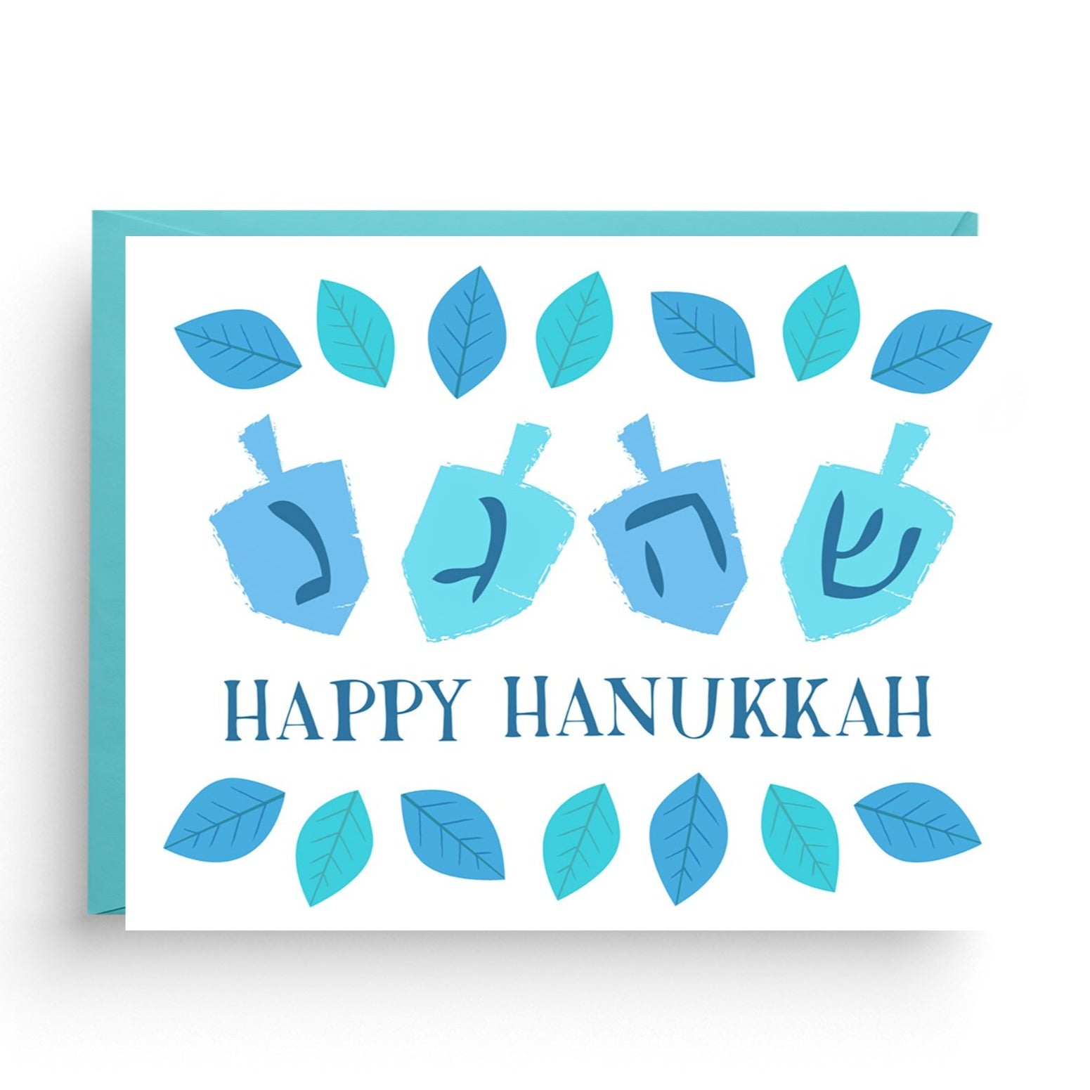 Nicole Marie Paperie Cards Hanukkah Dreidel Card (Boxed Set of 6)