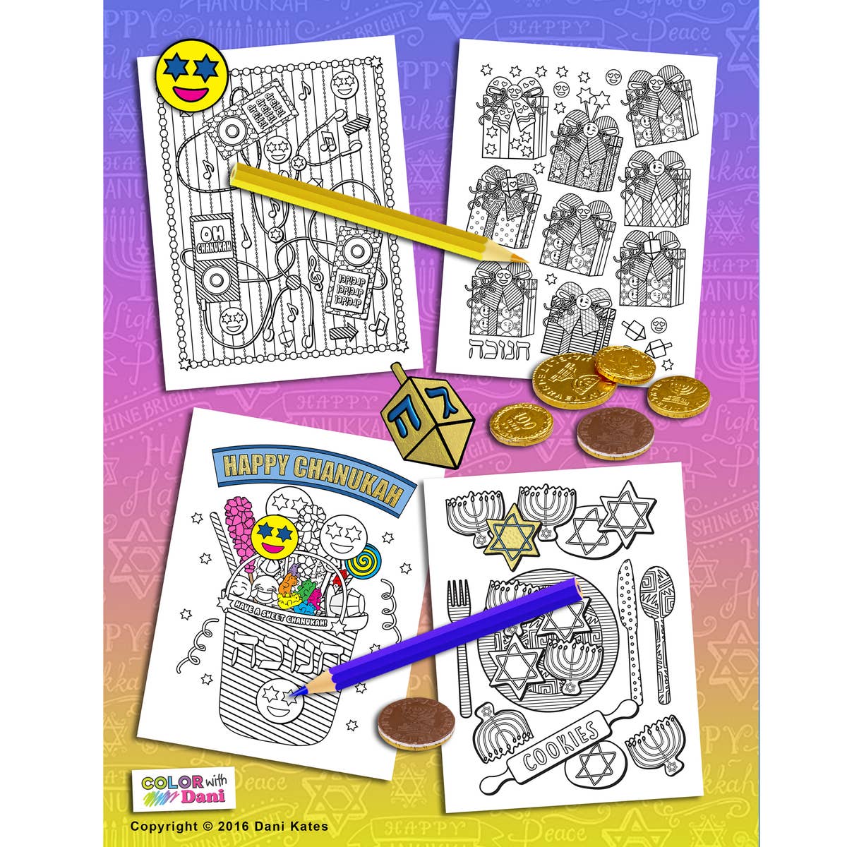 KanDi Designz - OMG Hanukkah Coloring Book - ModernTribe