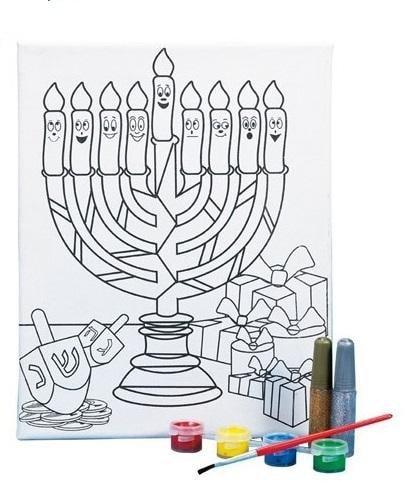 Toy Vey - Hanukkah DIY Canvas Paint Set - ModernTribe