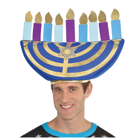 Menorah Foam Hat