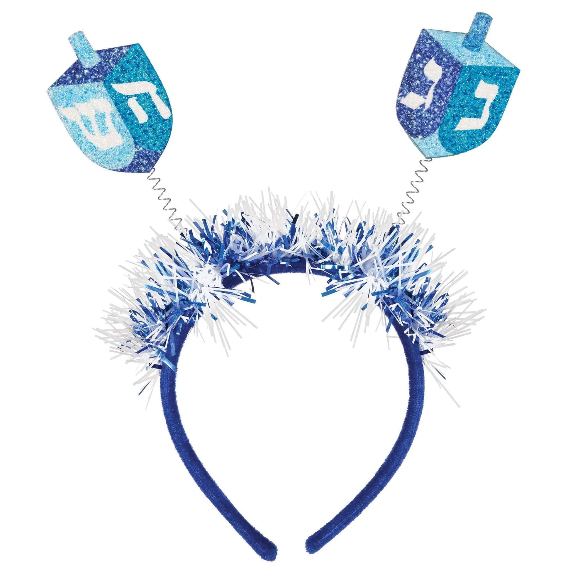 Amscan Headbands Blue Hanukkah Dreidel Headbopper