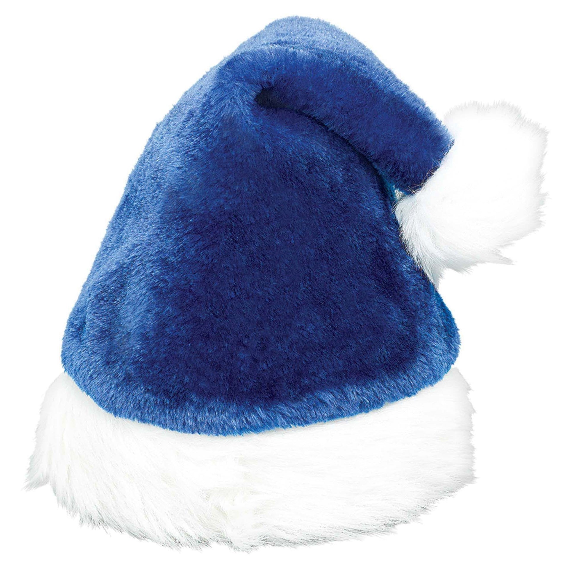 Amscan Hats One Size Blue Santa Hat