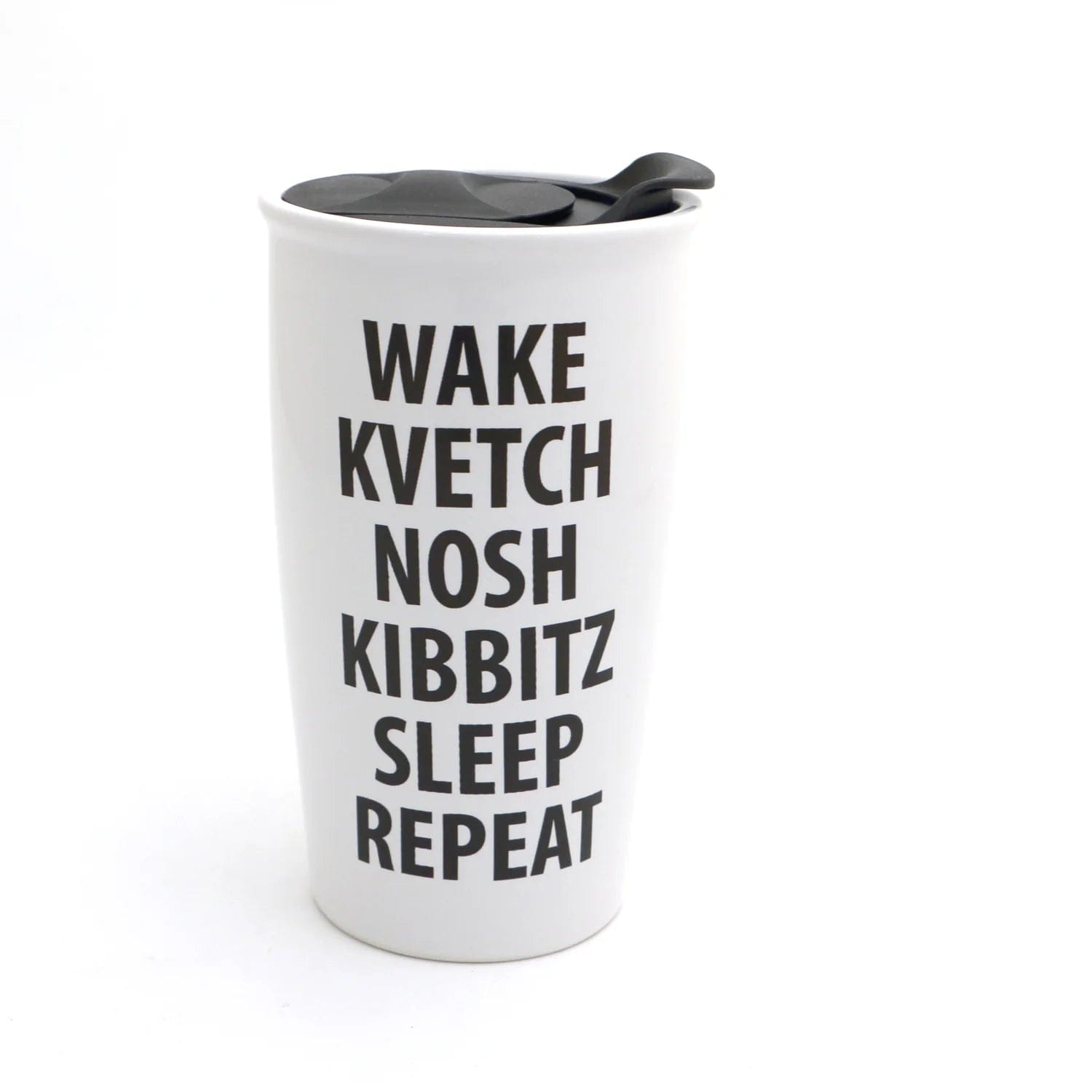 Good mythical morning travel mug - Good morning mugs - Porcelain Travel  mugs Funny Coffee Mug, Best Office Travel Tea Mug & Coffee Cup Gifts 14 oz