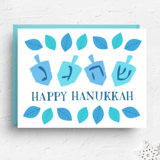 Hanukkah Dreidel Cards - Box of 6