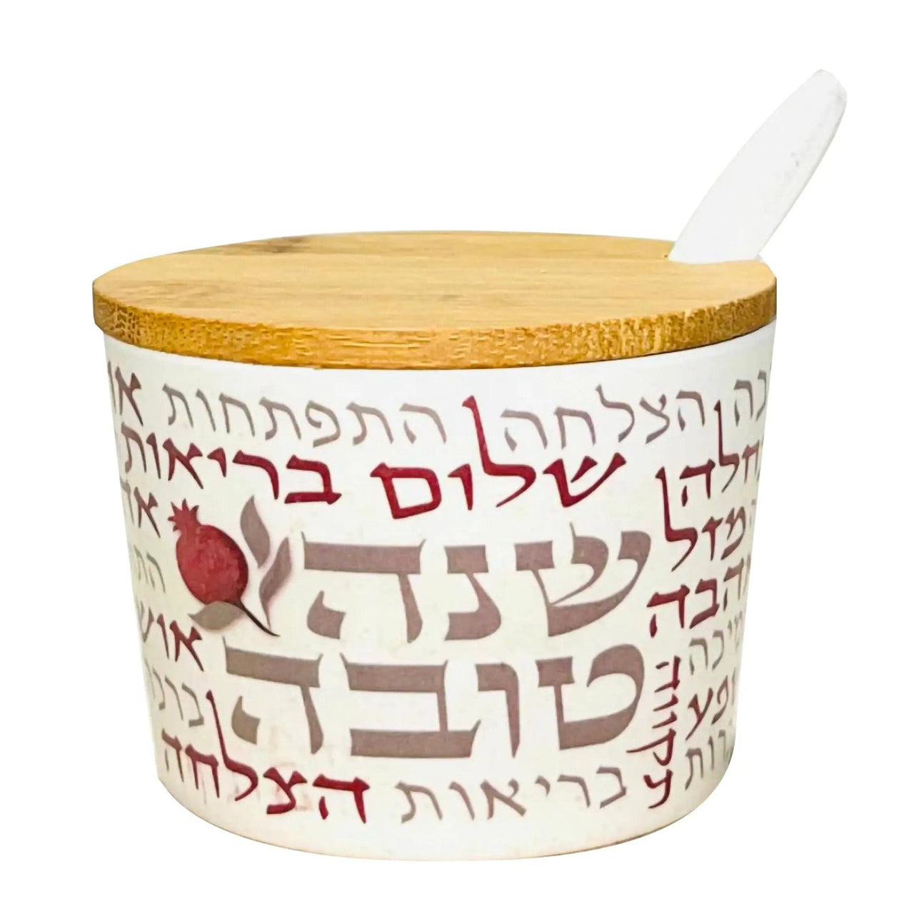 Broderies De France - Bamboo New Year Blessings Honey Dish - ModernTribe