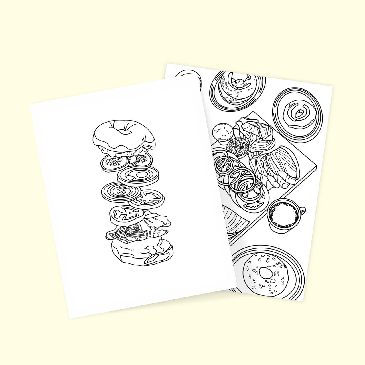 Drawn Goods - I Love Bagels - A Coloring Book - ModernTribe