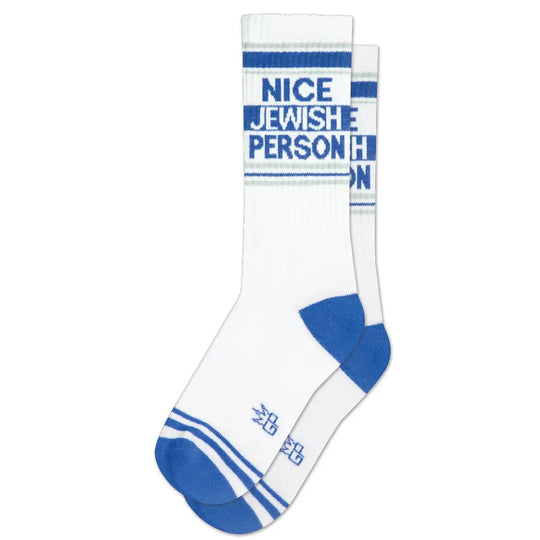 Nice Jewish Person Gym Socks