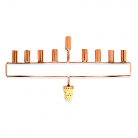Decor Craft - Copper Cork Menorah - ModernTribe