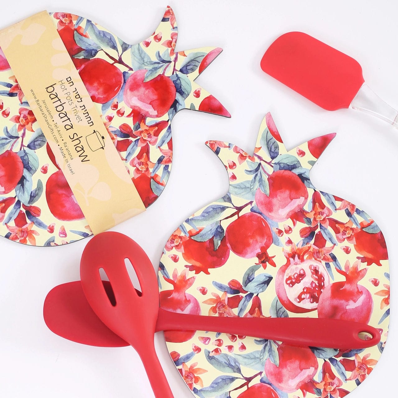 Barbara Shaw Gifts Pomegranate Trivet - Thumbnail 2