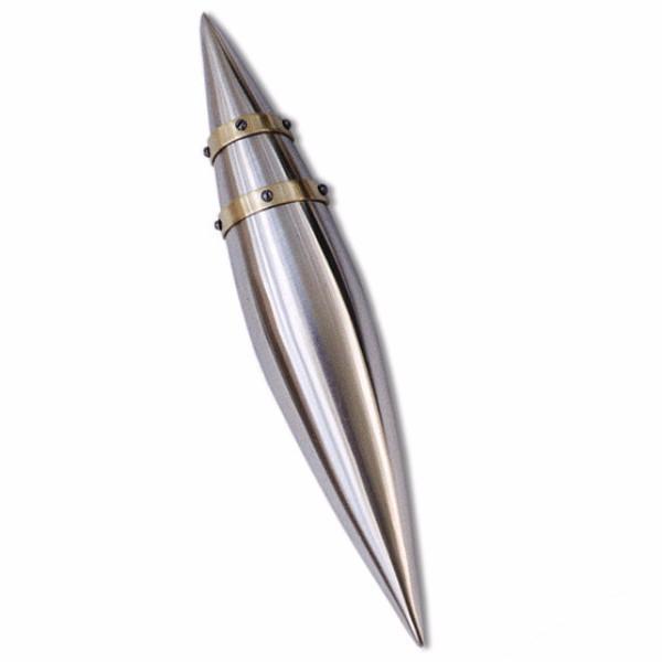 Laura Cowan - Jet Steel Mezuzah by Laura Cowan - ModernTribe