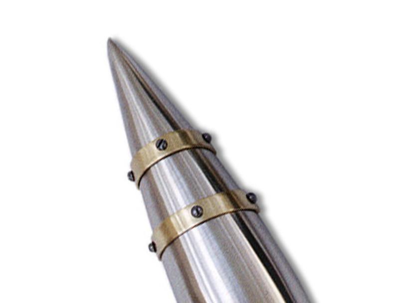 Laura Cowan - Jet Steel Mezuzah by Laura Cowan - ModernTribe