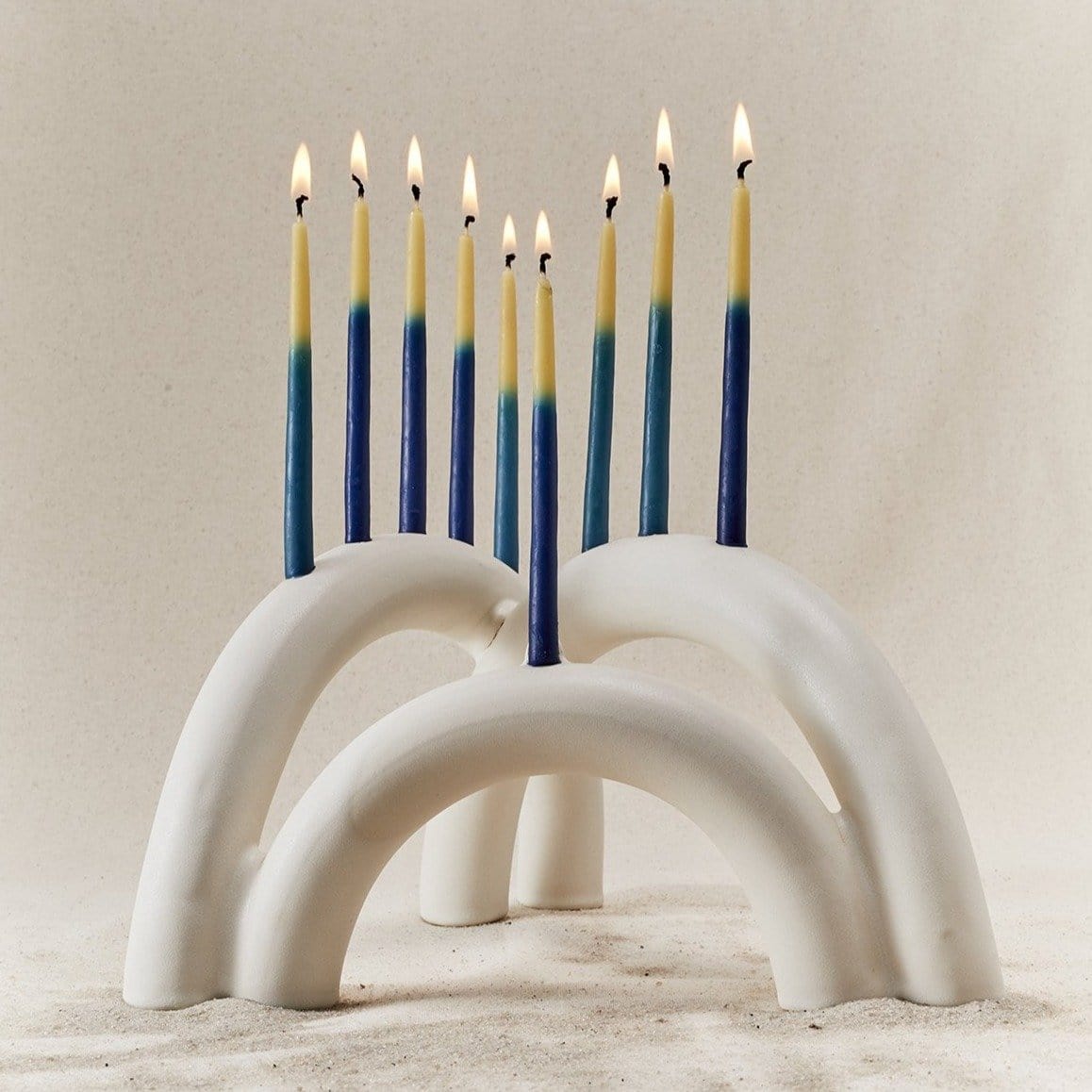 dumæ - Shana Menorah by Style Union Home - Blanc or Noir Blanc - ModernTribe