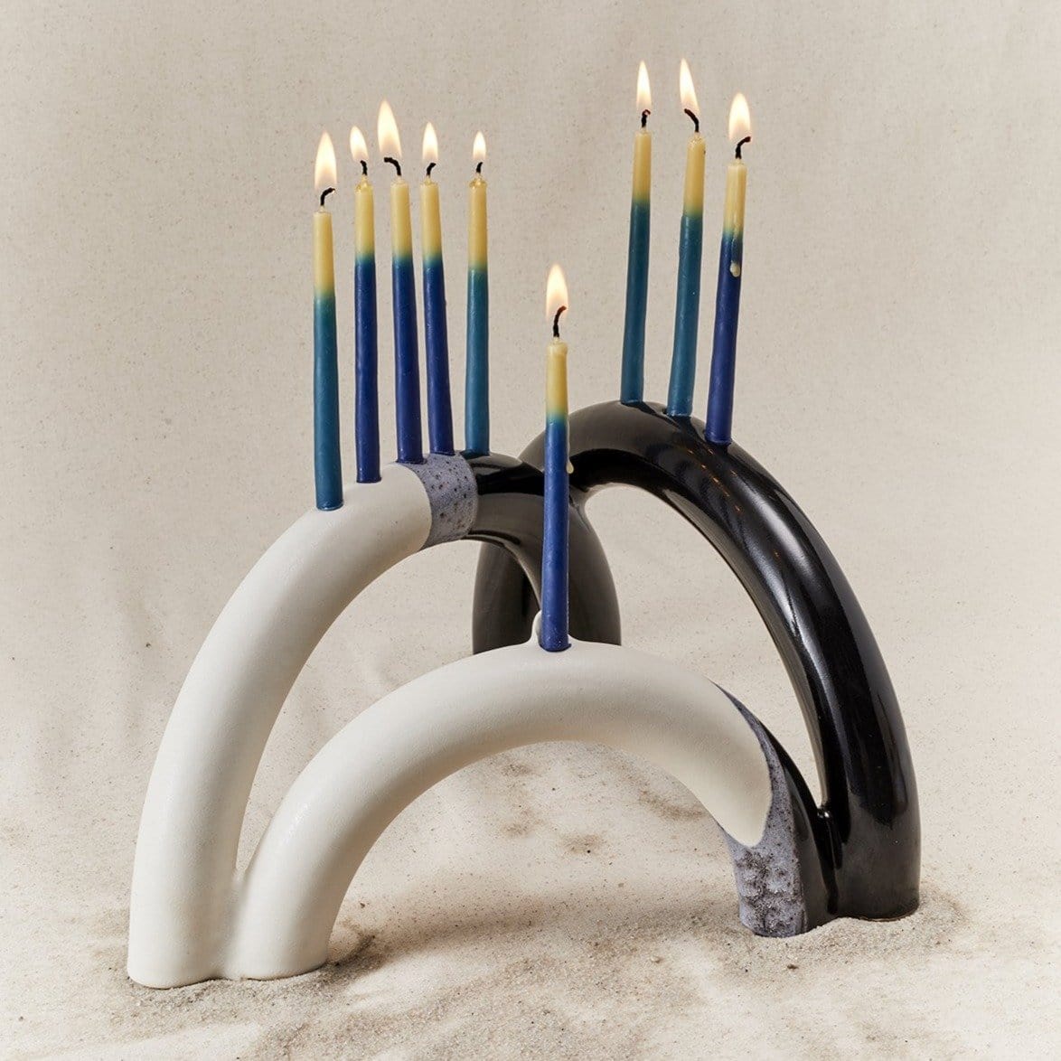 dumæ - Shana Menorah by Style Union Home - Blanc or Noir Blanc - ModernTribe